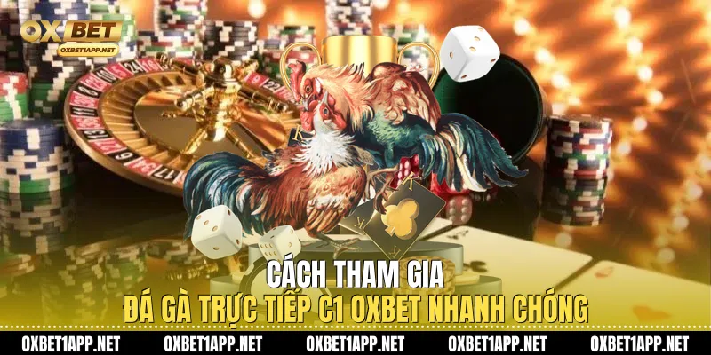 Cách tham gia đá gà trực tiếp C1 Oxbet nhanh chóng